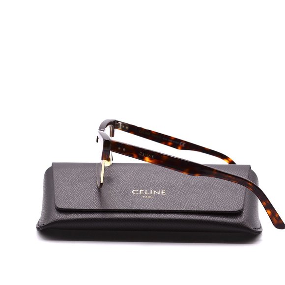 NEW CELINE PARIS CL50026U 030 HAVANA GOLD AUTHENTIC EYEGLASSES FRAME - Picture 6 of 15